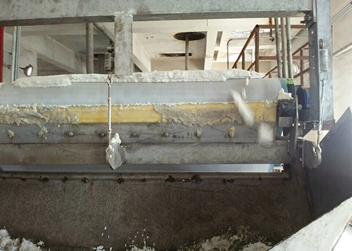 帶式過濾機卸料